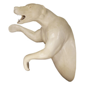 Black Bear Charging Upright Small-Medium
