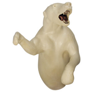 Black Bear Charging Upright Small 3/4 Size