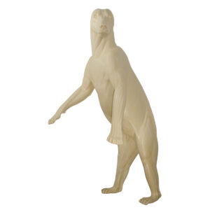 Grizzly Bear Standing Upright with Torso Twist