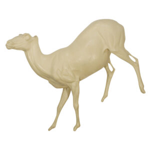 Stone Sheep Jumping Downhill