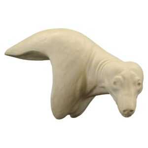 Black Bear Front Low, Back Arched Wall Pedestal 5 1/2" x 12" x 20"
