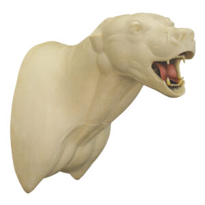 Slight Turn Large Black Bear Wall Mount 5 1/8" x 11 1/4" x 20 1/4"