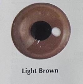 LIGHT BROWN EYES #123 8MM