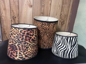 ANIMAL PRINT LAMP SHADES